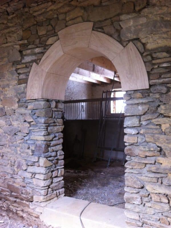Porte en plein cintre Dineault