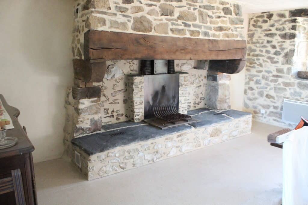cheminée après